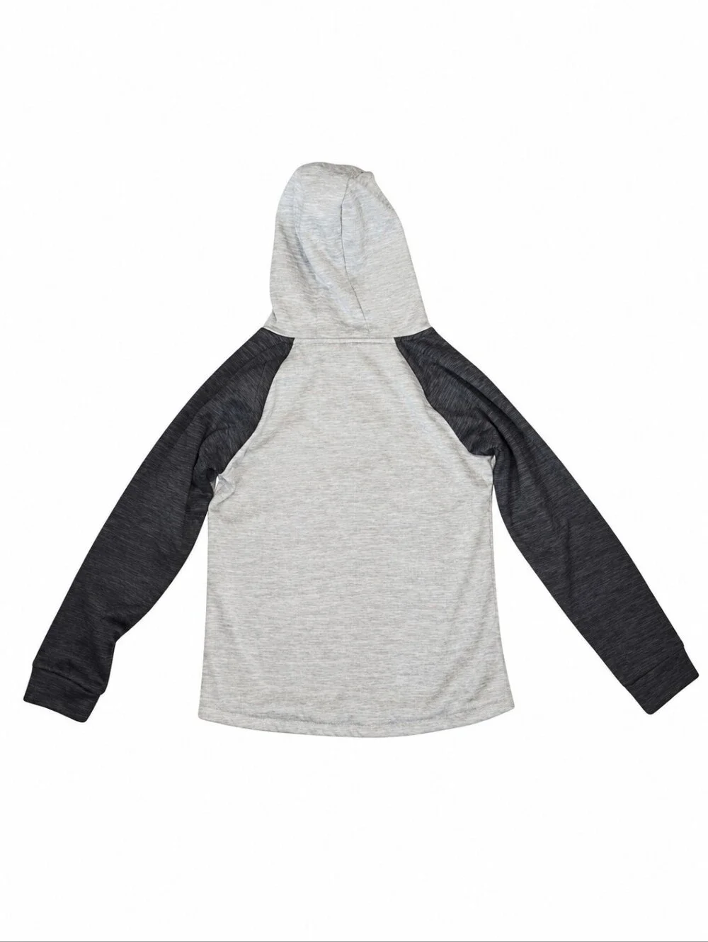 NWOT Girls Adidas Hoodie – Gray & Black with Pastel Logo – Size 16 XL